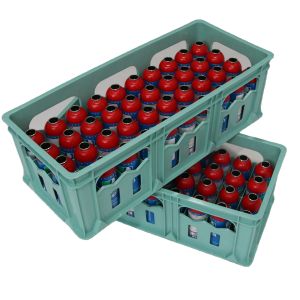 40 Bottle Extra Large Milk Crate Heavy Duty Dairy Crate Milk Bottles Crates Wine
