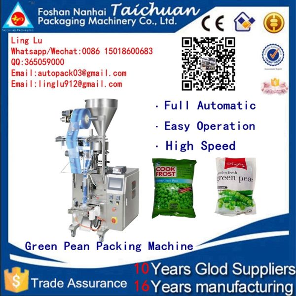 Vffs packaging machine automatic pouch packing machine seed rice packing machine