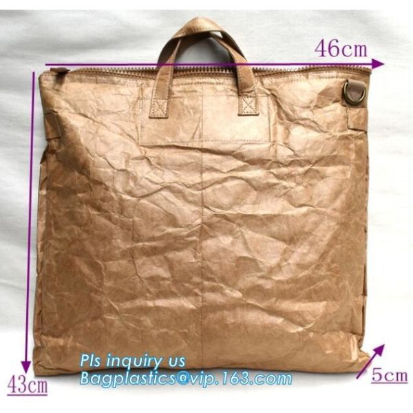 Soft Envelope Tyvek Clutch Bag, Dupont Cosmetic Makeup Bag with Handle Waterproof Creative Dupont Paper Tyvek Clutch Pur