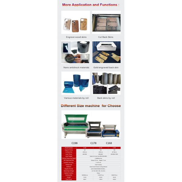 60W Tempered Glass Screen Protector Laser Cutting Machine With CO2 Technology