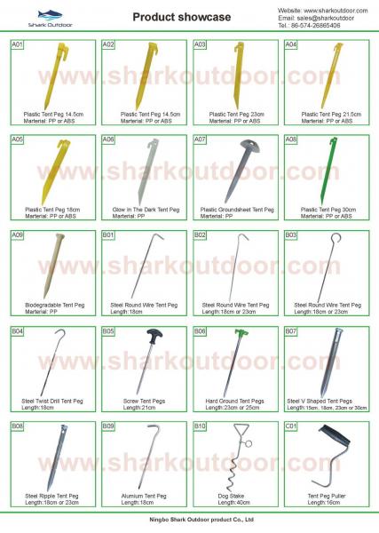 Tent peg stake accessory