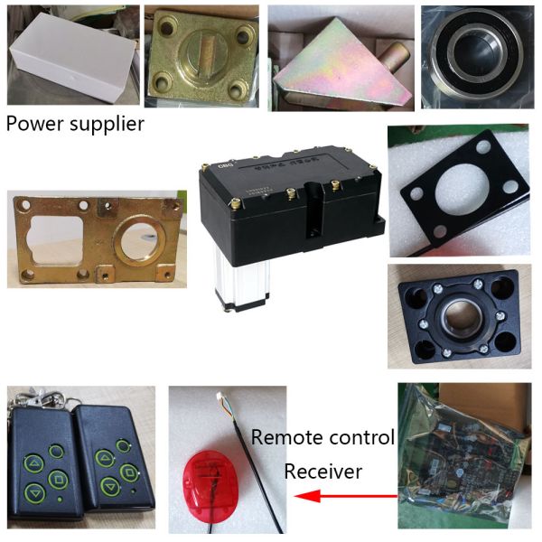 Metal Automatic Swing Door Weatherproof 3-6S Gate Operation Time