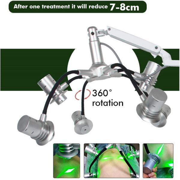 Low Level 6D Laser Fat Reduce 532nm Green 635nm Red Light Therapy Cold Laser Therapy Device