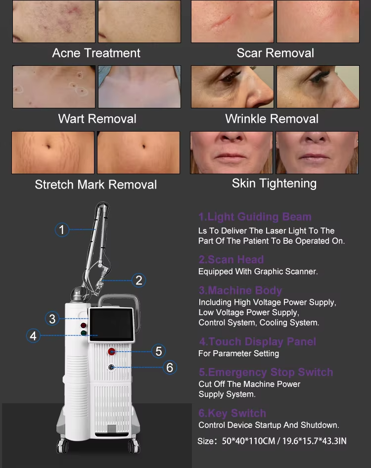 Stationary Fotona 4d Laser Machine 1060nm Dermatology CO2 Laser Machine 200W