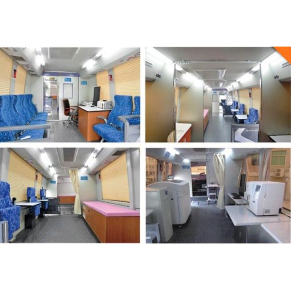 Kingrun Mobile Blood Donation Truck , Hospital Physical Examination Vehicle