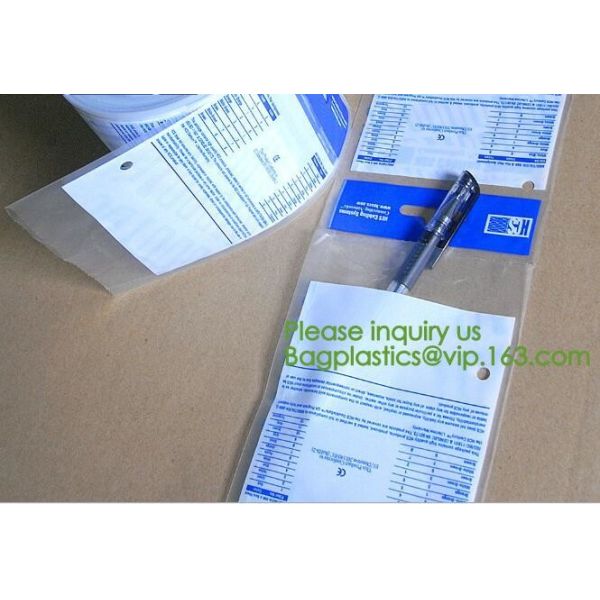 custom design degradable clear self adhesive seal plastic auto bag,Bag sealing pre-opened poly bags on a roll,transparen