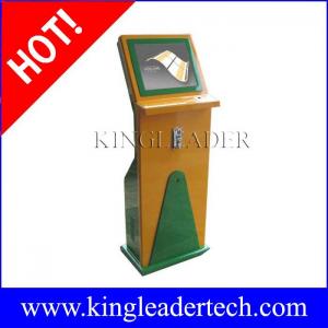 Cheap Interactive touchscreen kiosk with SAW touchscreen and space-saving design TSK8018 for sale