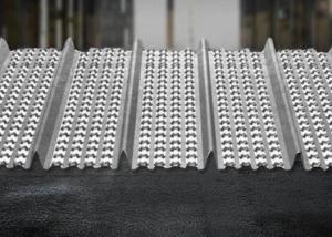 China Galvanized metal High Rib Formwork For Concrete 90mm Rib distance on sale
