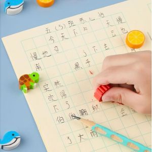 Barreled Cute Cartoon Marine Animal Fruit Style Small Eraser For Kids Prizes