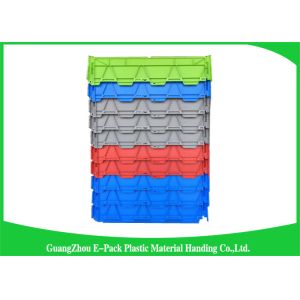 Buy cheap 60 Litre Plastic Attached Lid Containers / Lidded Plastic Storage Box from wholesalers