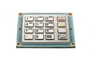 China PCI EPP Stainless Steel Keyboard , Encrypting PIN Pad For Password Input On ATM Machine on sale