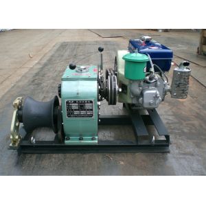 3 Ton Variable Speed Pulling Capstan Cable Winch With Diesel Engine