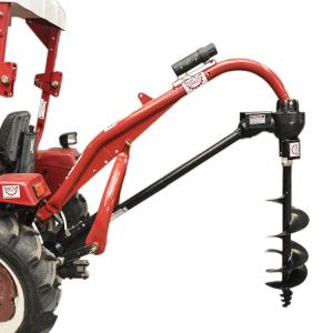 China High Strength Tractor Mounted Post Hole Digger Farm PTO Linkage 12inch Auger on sale