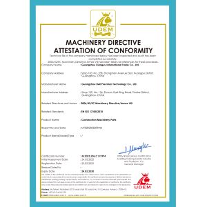 Guangzhou Tieqi Construction Machinery Co., Ltd. Certifications