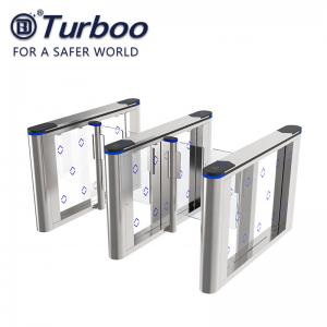 China Safety Control Swing Gate Turnstile / Sliding Barrier Gates Acrylic Board on sale