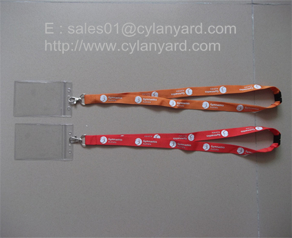 polyester ID tag lanyards, ID badge holder lanyards,