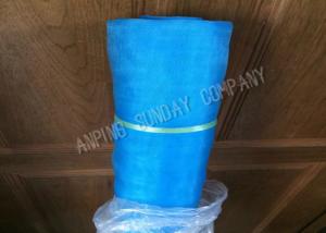 Blue Color Insect Proof Mesh , Plastic Netting To Protect Plants From Insects