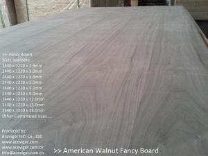 Cheap American Walnut Fancy Plywood 1220 x 2440mm for sale