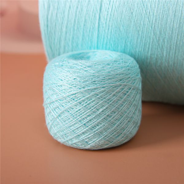28s/2 Practical Viscose Staple Yarn , Multipurpose Spun Polyester Yarn Crochet