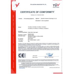 Shenzhen Hansome Technology Co., Ltd. Certifications