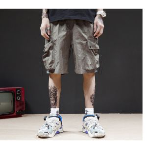 Buy cheap No Fading Eco Friendly Grey Men Streetwear Shorts S To 6XL Size from wholesalers