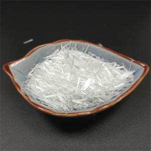 China 6mm White HD Glass Fiber For Anti Cracking And Reinforcement Concrete on sale