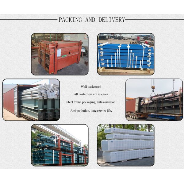 Commercial Warehouse Office Space Steel Structure High Rise Prefab Building
