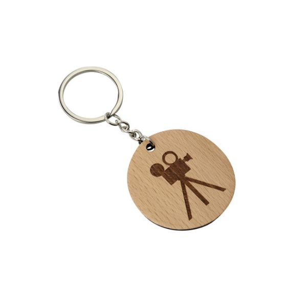 Souvenir Gift Cute Metal Keychain Logo Plain Wooden Keychain Epoxy Doming