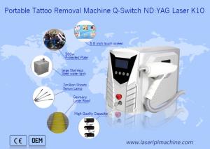 Cheap Portable Q - Switch Laser Tattoo Removal Machine Powerful 500-1000V for sale