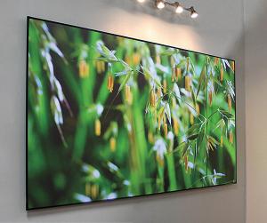 Cheap 100 Inch Fixed Frame Screen Black Diamond Projector Screen 170° View Angle for sale