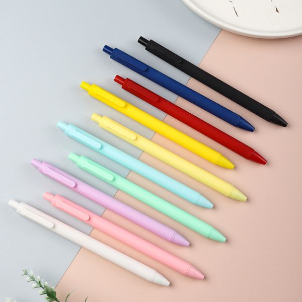 Minimalist Office Creative Gel Ink Pen Macaron Press Pen Sweet Colors Gift Gel Pen