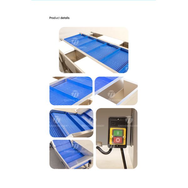 Industrial Automatic Leafy Vegetable And Fruit Lifting Sorting Table Machine