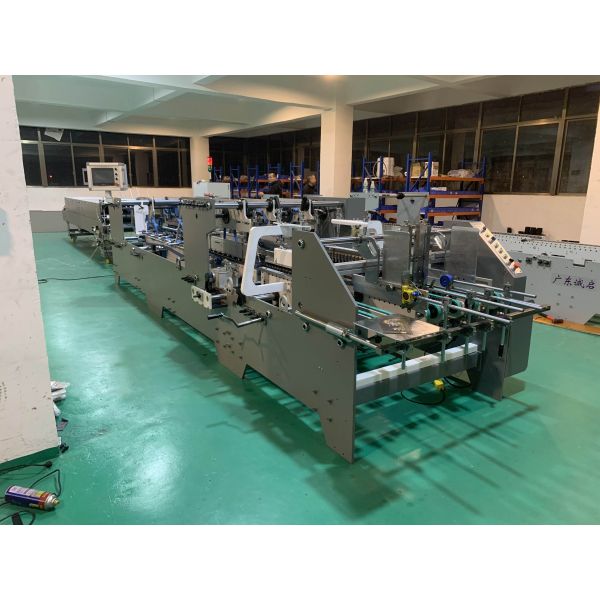 380V Voltage Textiles Folder Gluing Machine for Professional Presentation Folders