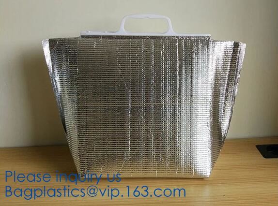 thermal large ice cooler bag/insulated aluminium foil 600D polyester lunch picnic cooler bags,picnic lunch aluminum insu