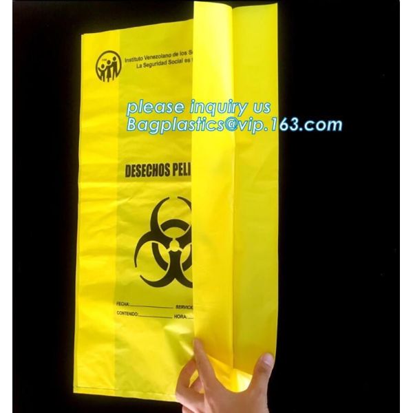 Bio Hazard Tote Bags,Stick-on Red Bio Hazard Waste Bags 6" x 6" 200/Bx,Shop Bio Hazard Shoulder bags online bagease pack