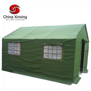 China Relief Tent Polyester Canvas Waterproof 10 Man Military Tent for Outdoor on sale