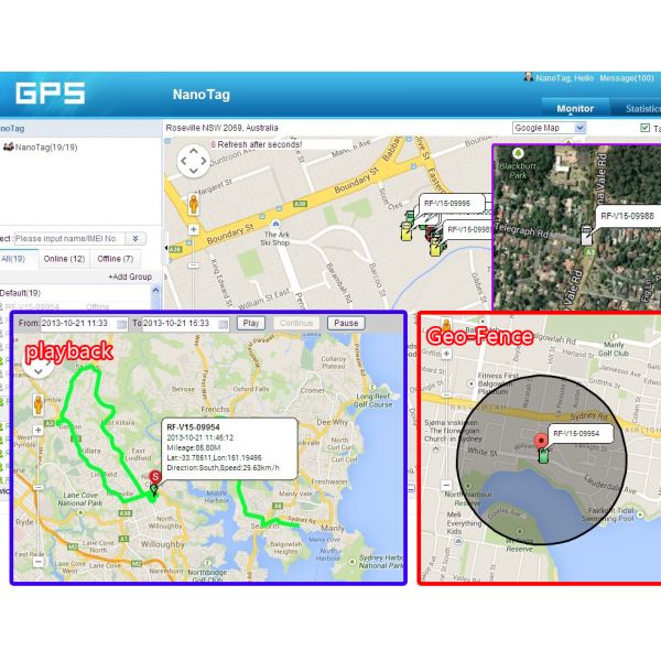GPS tracker & SOS pendant