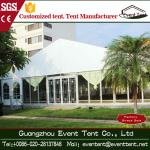 Waterproof Sunscreen Large Outdoor Aluminum Tent With Glass Wall