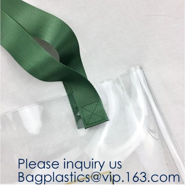 Custom Clear Transparent Holographic Iridescent Ladies Vinyl Tpu Shopper Women Shopping Tote Bag Garment Bags,Storange