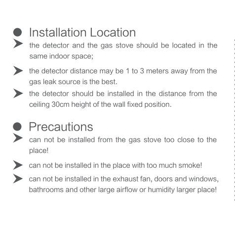 OEM ODM Gas Alarm Detector CH4 Methane LPG Propane Double For Home Security