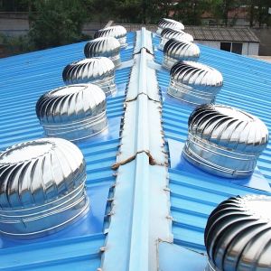 Cheap 201/304 SS Poultry Environmental Control System Motorless Roof Ventilation Fans for sale