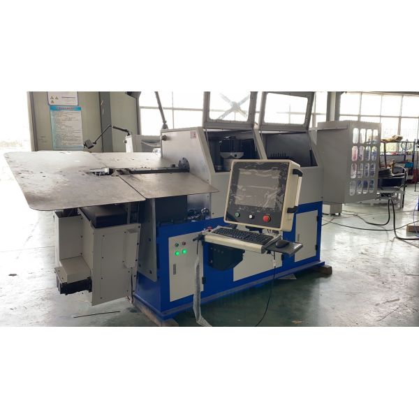 7 Axis 3D CNC Wire Bending Machine For 2-6mm Wire Automatic