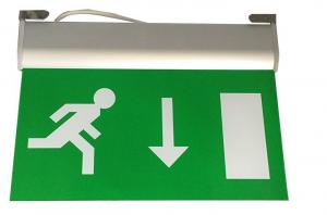 Cheap 220V Maintained Aluminum Exit Sign LED Emergency Lighting Fire Exit Signs for sale