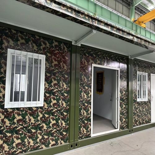 Durable Modular Container Barracks Temporary Modular Steel Containers