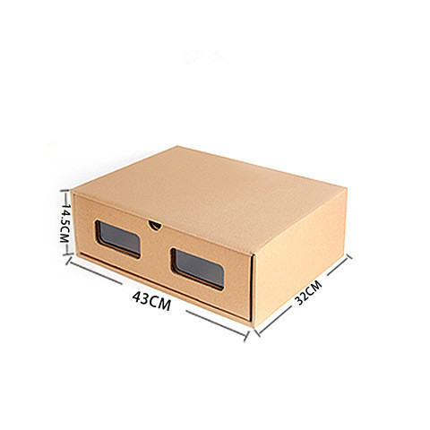Customized Single Side Coating Corrugated Shoe Boxes for Eco-friendly Packaging Needs