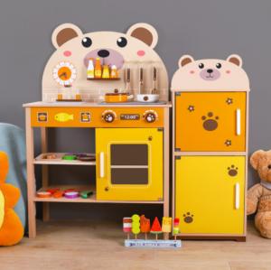 Cheap Simulated Home Wooden Toy Set Stove Children Cooking  High Safety for sale