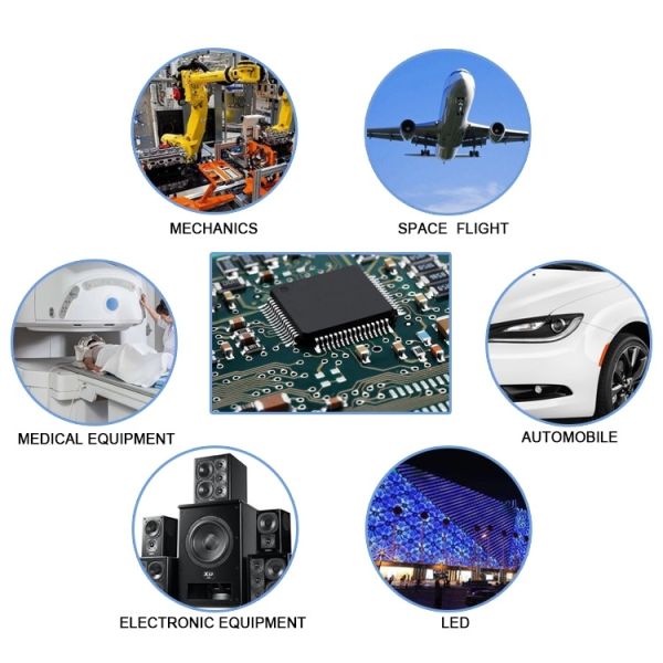 OSP Aluminum PCB Board , MC Printed Ciruit Board 1OZ 35um Copper Thickness