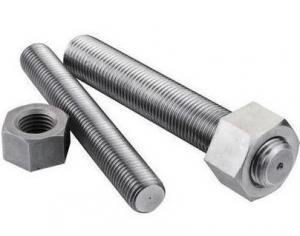 Cheap Nickel Alloy Threaded Stud Bolt UNS N06600 Inconel 600 Cold Galvanized Surface for sale