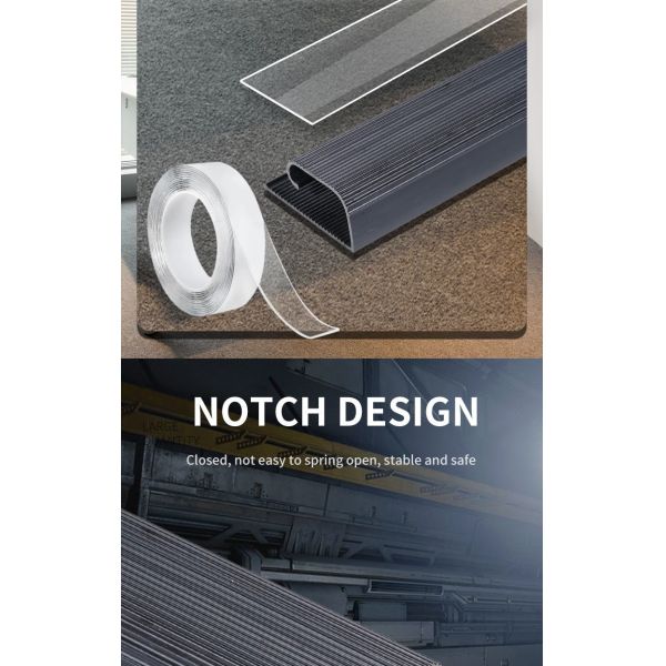 Copper PVC Profile Square Plastic Cable Trunking PVC Cable Guide Rail Without Hole Customized