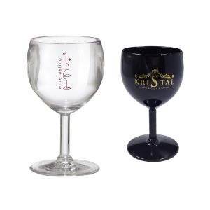 Cheap Recyclable Reusable Plastic Wine Glasses Cocktail Champagne Goblet For Bar Party for sale